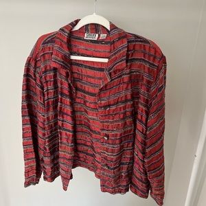 Vintage multi colored light jacket